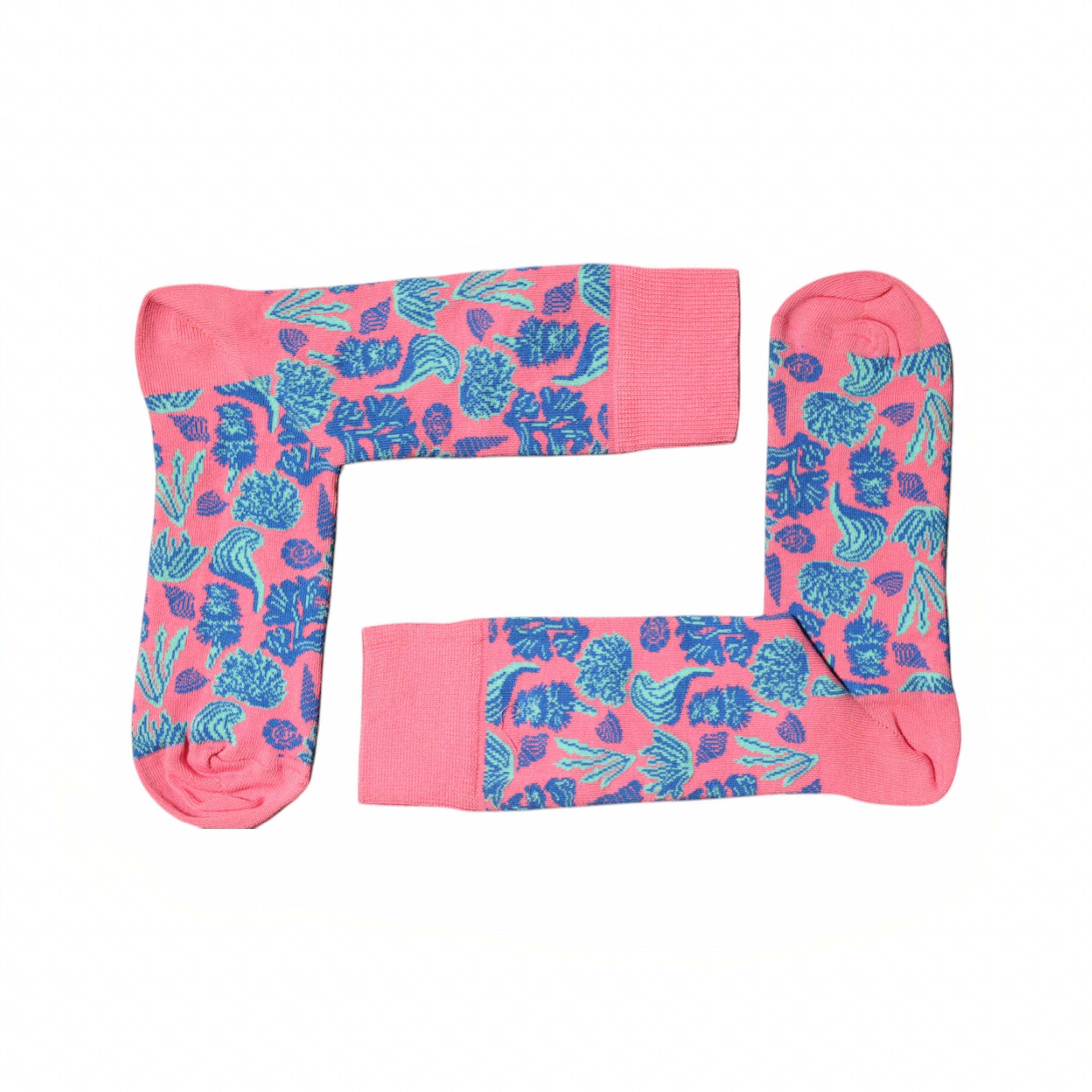 Happy Sock Under The Sea Pink-Blue